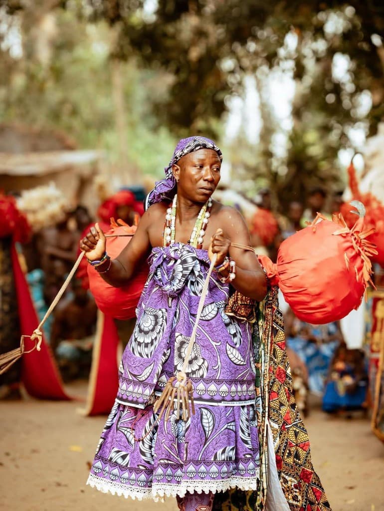 Cérémonie traditionnelle au Bénin