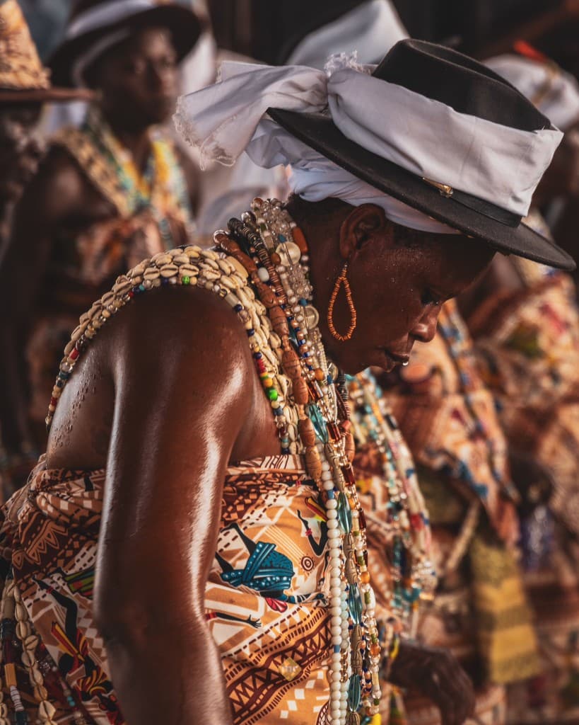 Portrait en tenue traditionnelle Vodun Days